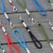 Buy Durable Nylon & Stainless Steel Materium Key Rings with Mini Carabiner | 3-Pack Red Keychains for Lanyards & Paracord - Buy Online on SooperMarket.com