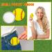 Softball Compact Mirror Set - 18 Pcs Makeup Mini Mirrors for Girls | Sport Party Supplies & Gifts | Portable Pocket Mirror for Women - 2.76 Inch - Buy Online on SooperMarket.com