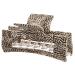 France Luxe Large Cutout Rectangle Jaw - Opera Silver
