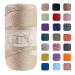 Makromecity  Polyester Macrame Cord 2mm x 250 yards (750 feet) 2mm Polypropylene Latte Macrame Cord Crochet Macrame Bag Cord Crafts for Wall Hangings  Bags  Underplate  Rug