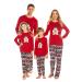 Ekouaer Christmas Matching Family Pajamas Sets Sleepwear Nightwear for Mens Womens Adults Kids Dad S Red 2