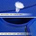Breathable Mesh Elizabethan Collar Size 6 Blue - Adjustable E-collar for Dogs, Cats, Rabbit - Quicker Healing, Anti-Bite/Lick - Easy Eat/Drink - Buy Online on SooperMarket.com