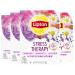 Lipton Stress Therapy Herbal Supplement Tea Bags For a Relaxing Hot Beverage Cinnamon Chamomile and Lavender Caffeine Free Tea Blend 15 count, Pack of 4