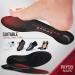 Physix Gear Sport Arch Support Insoles (Full Length) - Plantar Fasciitis Relief for Men & Women - Red/Black - UK Size L 9 1/2-11 | 10-11 1/2 - 1 Pair - Buy Online on SooperMarket.com