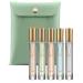 LOVERY Valentines Day Gifts For Her and Him Perfume Set Pack of 5 - Perfume Sampler Sets for Women & Men with Leather Pouch - 10ml Mini Perfume for Travel Gifts Solo Scent & Layering Fragrances Floral