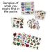 Savvi Mega Value Temporary Tattoo Kit - 625 Fake Tattoos for Kids of All Ages - Buy Online on SooperMarket.com