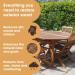 Furniture Clinic Garden Furniture Restoration Kit | Clean & Protect Outdoor Wood Patio Furniture - Teak & More - Buy Online on SooperMarket.com