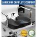 Everlasting Comfort Doctor Recommended Memory Foam Seat Cushions for Office Chairs - HSA FSA Eligible Tailbone Pain Relief Cushion  Sciatica & Back Support  Office Chair Cushion & Car Seat Cushion - Buy Online on SooperMarket.com