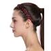 WIG ME UP CXT-006-120 Garnet Red Braided Hairband | Traditional Costume Headband - 2cm Wide International Shipping Available - Buy Online on SooperMarket.com