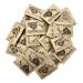 Bee My Honey Pure Granulated Honey Packets Individual Honey Crystal Packets (60)