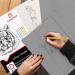 Raimarket 112 Pcs Black Carbon Paper for Tracing On Fabric, Wood, and Sewing - Includes 5 Tracing Paper for Sewing Patterns, Pencil, Lead Box, Stylus - A4 Size Graphite Transfer Paper - Buy Online on SooperMarket.com
