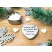 Personalised Mini Heart Shaped Tin Wishing Joy & Peace this Christmas Xmas Card Alternative Gift Filled with Mini Mints - Buy Online on SooperMarket.com