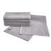 Carenesse 6er shaved towels 22 x 70 cm gray I Innovative views of views with perfect fit: Premium studio quality 100% cotton eco-text 100 I hygienic & suction-strong shaver towels