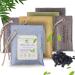 Bamboo Charcoal Air Purifying Bag,Charcoal Bags Odor Absorber with Activated Charcoal,Natures Fresh Air Purifying Bag for Closet and Pet,Clear Air Purifier Bags Odor Eliminator for Home or Car