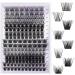 8 Styles 0.07mm D Curl Cluster Lash Extensions 12mm DIY Individual Eyelashes - RR-12mm 8Type Clusters-0.07-D - Buy Online on SooperMarket.com