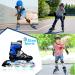 Xino Sports Kids Adjustable Inline Skates with LED Light Up Wheels - Blue Youth Big Kid Large - 5-8 - Buy Online on SooperMarket.com