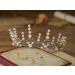 SWEETV Vintage Pearl Tiara | Bronze Queen Crown for Women | Royal Wedding Tiaras and Crowns | Jeweled Birthday Quinceanera Pageant Prom Headpiece - Valerie - Buy Online on SooperMarket.com