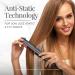 Remington S5500TA Anti-Static Flat Iron | 1 " Floating Ceramic Plates & Digital Controls | Hair Straightener - Grey/Coral | International Shipping Available - Buy Online on SooperMarket.com