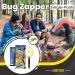 ZAP IT Rechargeable Bug Zapper Racket - 4000 Volt with Blue Light Attractant - USB Charging Cable - Medium Yellow - Buy Online on SooperMarket.com