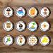 24 PRECUT Pirate Cupcake Toppers Pirates Theme #2 Edible Cake Decorations Edible Pirate Birthday Decorations Pirate Cake Topper Skull Cake Toppers Pirate Party Decorations (Pack of 24)