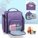 BAFASO Large 72-Bottle Nail Polish Organizer in Purple - Patented Design with 3 Removable Pouches - Buy Online on SooperMarket.com