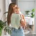 Comfy Cubs Muslin Spit Towels - 10 Pack Large 100% Cotton Hand Washcloths Extra Absorbent & Soft Sage Color Ideal for Baby Care - Buy Online on SooperMarket.com