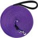 Lynxking 15M Purple Check Cord Dog Leash for Small Medium Large Dogs - Heavy Duty Training Lead with Comfortable Handle - Buy Online on SooperMarket.com