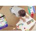 Premium Quality Watercolor Drawing Finger Paint Paper - 2 Pads (100 Sheets) - 220 GSM - Natural White - Buy Online on SooperMarket.com