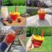 Farship Lifestyle Kids Cup with Straw and Lid - Reusable 12oz Silicone Mug for Teens - Spill-proof, Shatter-proof, BPA Free - Dishwasher Safe Tumbler for Children - Orange & Red 11oz - Buy Online on SooperMarket.com