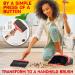 Long Handle Broom and Dustpan Set - Kitchen and Lobby Cleaning Combo - Red - Buy Online on SooperMarket.com