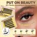 LASHVIEW Self Adhesive Eyelash Clusters - No Glue Needed 10-16mm Press-on Lash Extension Kit with Tweezers | Natural DIY Eyelash Extensions (F21) ZNF21 - Buy Online on SooperMarket.com