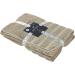 Luxurious 100% Pure Cotton 2 Piece Bath Sheet Set - 35 x 68 in Taupe - Buy Online on SooperMarket.com