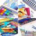 85 Piece Deluxe Wooden Art Set with Easel and Drawing Pads - Creative Gift Box for Teens & Adults | Art Supplies Kit for Painting & Drawing - Buy Online on SooperMarket.com