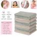Mother-Earth Face Towel Set - 12x12 Inches, 6 Pack (Blueish Green-Light Brown) | Premium Soft Washcloths for Sensitive Skin | Cotton Hand Towels for Bathroom - Buy Online on SooperMarket.com