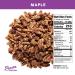 Pecan Nation Maple Flavored Roasted Sweet Pecan Pieces 4 oz - Natural, Antioxidant-Rich, Non-GMO Nut Snack for Adults & Kids - Buy Online on SooperMarket.com