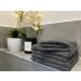 Zollner 10 Set Seif Towels 30x30 cm | Soft Super Absorbent Dark Gray Washcloths | Hotel Quality Cotton | Washable up to 60 C - Buy Online on SooperMarket.com