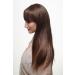 WIG ME UP 3421-2T33 | Brown Long Straight Hair Wig with Cheeky Bangs & Streaks - International Shipping Available - Buy Online on SooperMarket.com