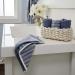 SKL Home Longborough 100% Turkish Cotton Washcloth Set - 12x12 - Denim Blue - 4 Pack - Buy Online on SooperMarket.com