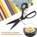 8 Inch Professional Tailor Scissors - Heavy Duty Sewing Shears for Fabric and Leather Cutting - Industrial Grade Sharp Scissors for Home, Office, Artists, and Dressmakers - Black - Buy Online on SooperMarket.com