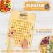 Cradle Plus 100 Foods Before 1 Scratch Off Poster with Baby Led Weaning Book - Baby Food Ideas, Tracker, Cookbook, Crown and Certificate - Yellow - Buy Online on SooperMarket.com