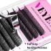 VEYES INC YY Lash Extensions Tray - C/D Curl 9-15mm Mixed Length Premade Volume Eyelash Fans | Professional Supplies Matte Black 5D-W 0.07 D-curl - Buy Online on SooperMarket.com