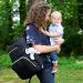 Fisher Price Diaper Bag Backpack - Signature Collection  with Cell Phone and Tablet Pockets and Stroller Clips (Black) - Buy Online on SooperMarket.com