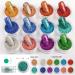 Warmfits Holographic Nail Glitter - 12 Colors Superfine Festival Powder for Nail & Body Art - Buy Online on SooperMarket.com