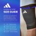 Shop adidas Performance Aeroready Knee Brace - White Size M | International Shipping Available - Buy Online on SooperMarket.com