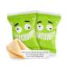 Happiness cookies flat jokes 15 pack green |Happiness cookies Funny flat jokes for children and adults for the party birthday candy bar gift |Cookies freshly baked vegan & made in germany bisquit 15 pieces