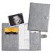 kwmobile maternity pass cover made of felt - cover for German maternity pass with extra compartments - cover felt felt 25