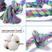 Aitmexcn Indestructible Dog Rope Toy - 37 Inch Tough 5 Knots Chew Toy for Large and Medium Dogs - Buy Online on SooperMarket.com