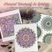ColorIt Mandalas Volume VIII Adult Coloring Book - 50 Floral & Geometric Designs - Spiral Binding - Lay Flat Hardcover - USA Printed - Buy Online on SooperMarket.com