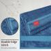 TEXTILOM Luxury 100% Turkish Cotton Bath Towel Set - Soft & Absorbent (6 Pcs, Mid Blue) - Buy Online on SooperMarket.com