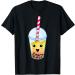 Kawaii Boba Milk Tea | Cute Passion Fruit Bubble Tea Lover T-Shirt